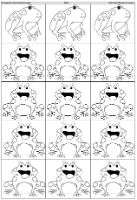 ENF Frog finger puppet sheet