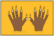 ENF ordinal finger chart