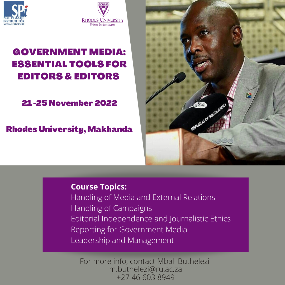 Government Media Short Course
