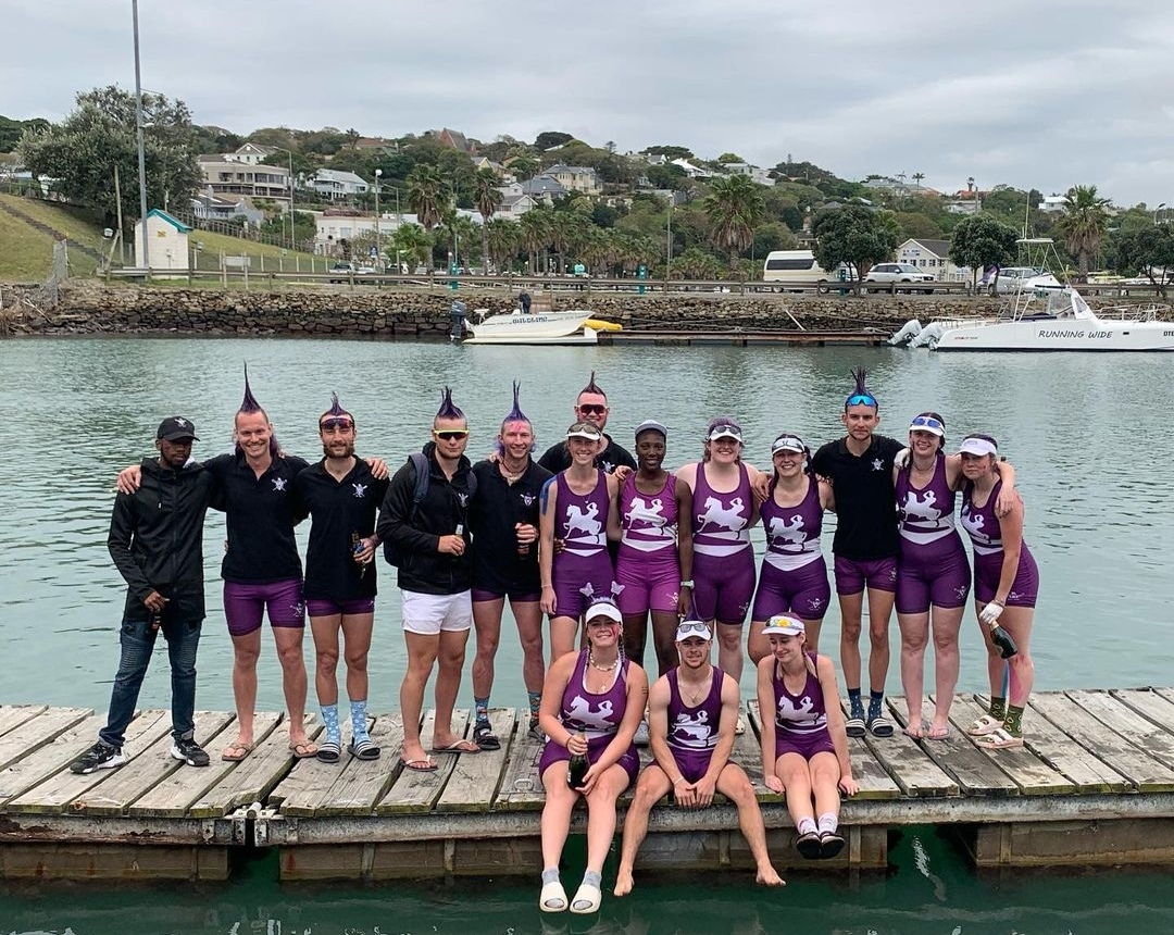 Rhodes University Rowing Clubs place 4th in the RMB rowing tournament