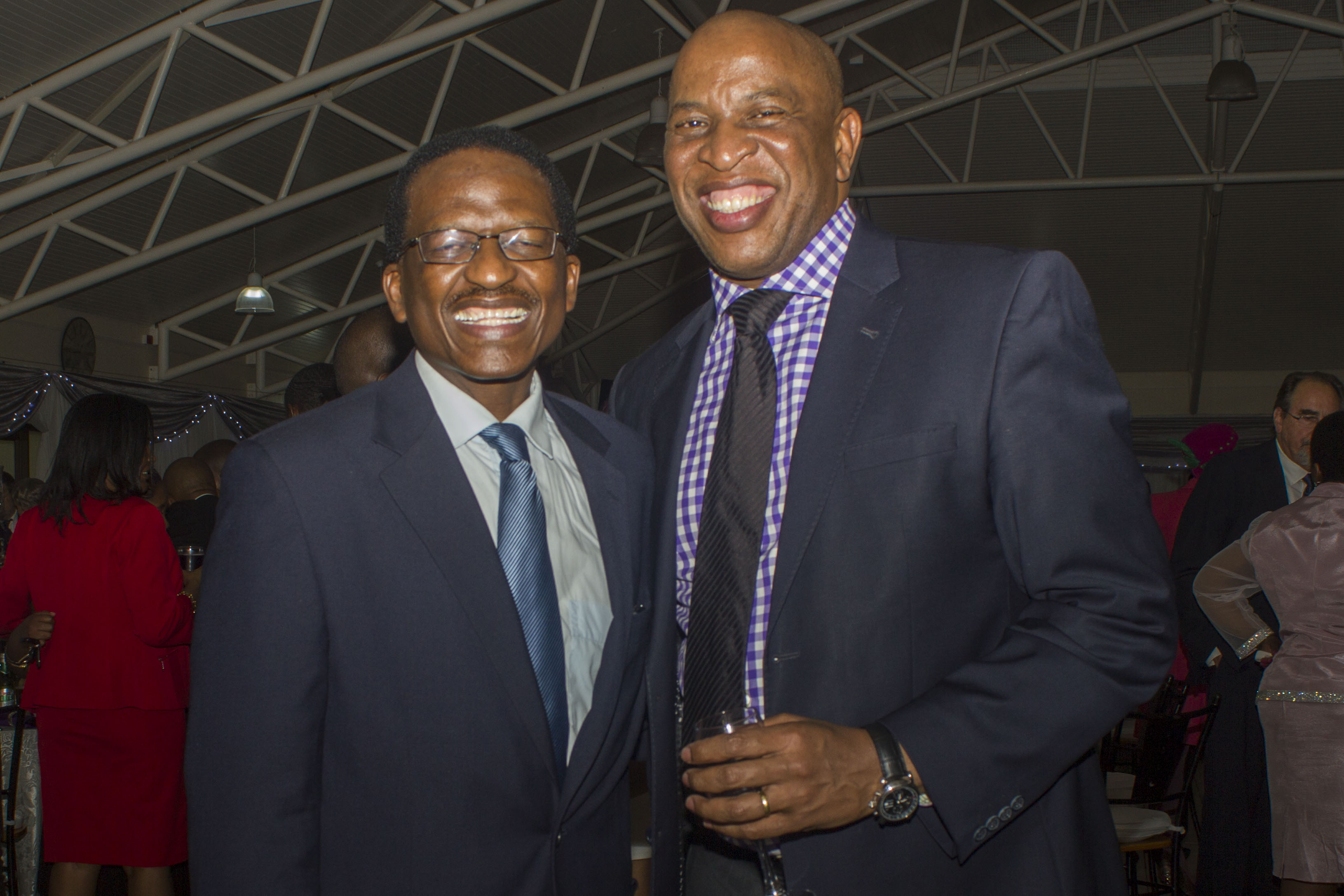 Staff celebrating Dr Mabizela's Inauguration