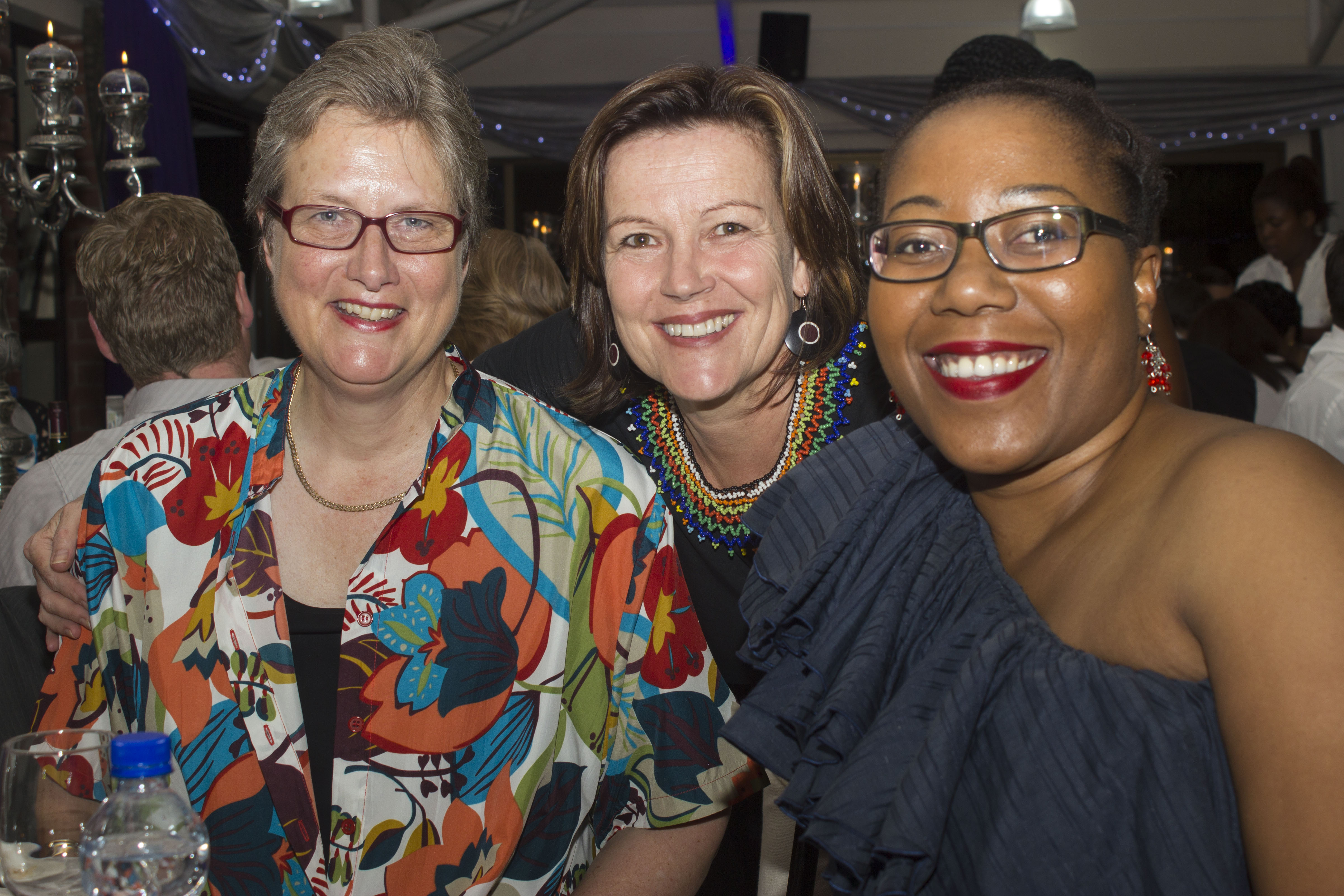 Staff celebrating Dr Mabizela's Inauguration