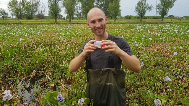 Matthew in the thick of things in Argentina