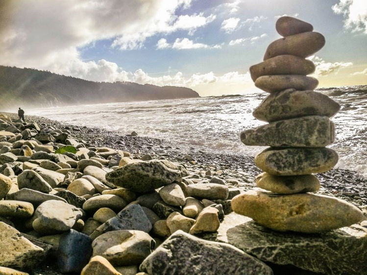 A generic image of stone heap, also know as Isivivane